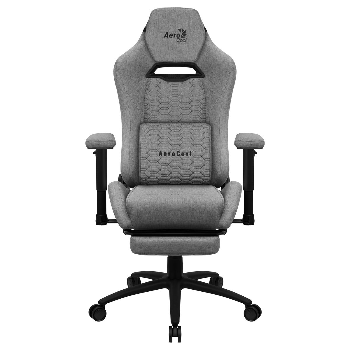 Spelstol Aerocool AEROROYAL-ASH-GREY Svart Grå